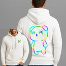 Moletom Canguru Estampado Urso XX Colors Flanelado Algodão 75% e 25% Poliéster Nexstar