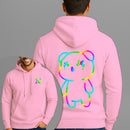 Moletom Canguru Estampado Urso XX Colors Flanelado Algodão 75% e 25% Poliéster Nexstar