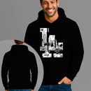 Moletom Canguru Estampado LA Los Angeles Flanelado Algodão 75% e 25% Poliéster Nexstar