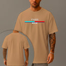 Camiseta Oversized Estampada Paris Algodão Premium Fio 30.1 Penteado Nexstar