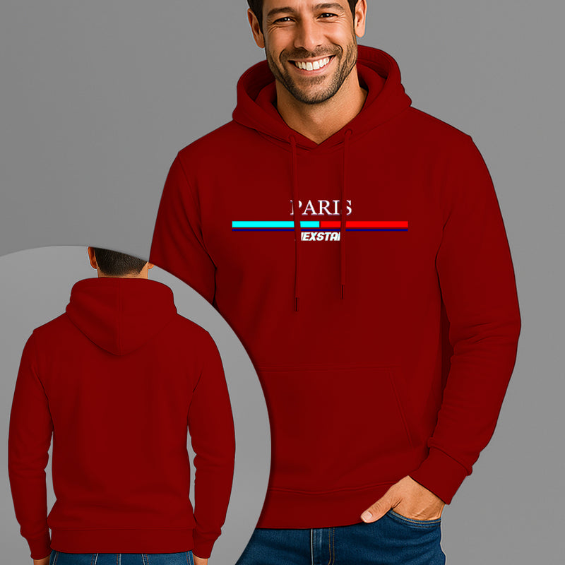 Moletom Canguru Estampado Paris Flanelado Algodão 75% e 25% Poliéster Nexstar