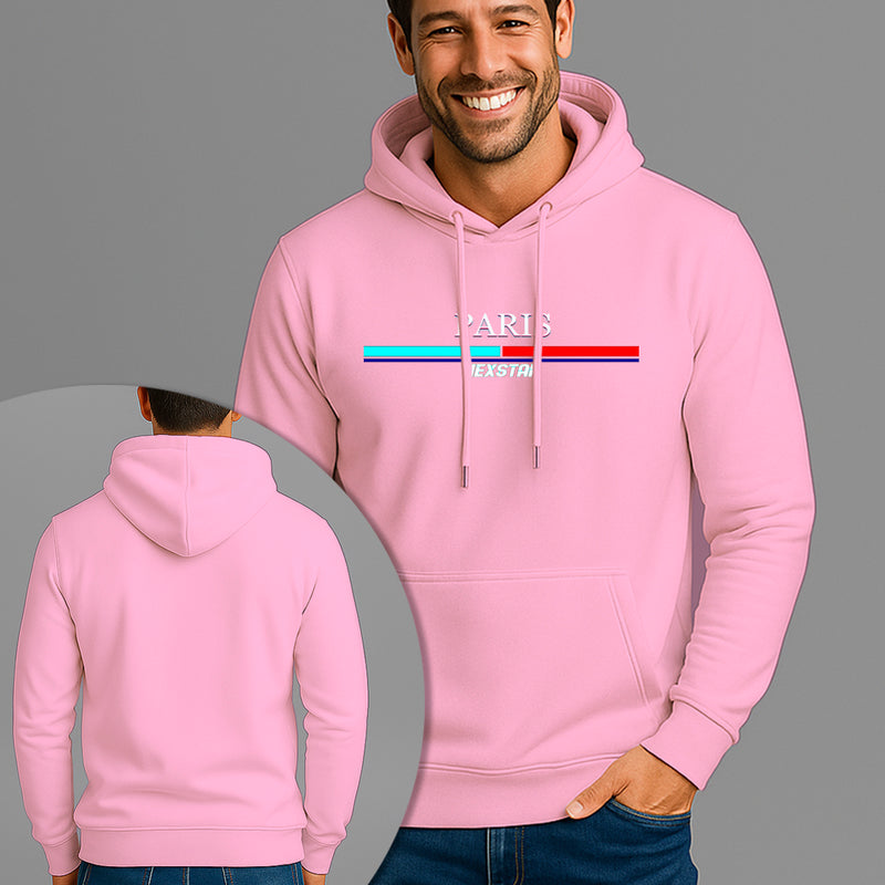 Moletom Canguru Estampado Paris Flanelado Algodão 75% e 25% Poliéster Nexstar