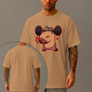 Camiseta Oversized Estampada Capivara Shape Algodão Premium Fio 30.1 Penteado Nexstar
