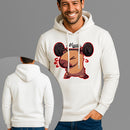 Moletom Canguru Estampado Capivara Shape Flanelado Algodão 75% e 25% Poliéster Nexstar