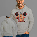 Moletom Canguru Estampado Capivara Shape Flanelado Algodão 75% e 25% Poliéster Nexstar