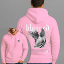 Moletom Canguru Estampado Arcanjo Blessed Flanelado Algodão 75% e 25% Poliéster Nexstar