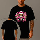 Camiseta Oversized Estampada Panda Bolado Algodão Premium Fio 30.1 Penteado Nexstar