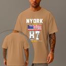 Camiseta Oversized Estampada Nyork Ohio 87 Algodão Premium Fio 30.1 Penteado Nexstar