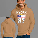 Moletom Canguru Estampado Nyork Ohio 87 Flanelado Algodão 75% e 25% Poliéster Nexstar