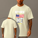 Camiseta Oversized Estampada Nyork Ohio 87 Algodão Premium Fio 30.1 Penteado Nexstar