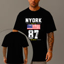 Camiseta Oversized Estampada Nyork Ohio 87 Algodão Premium Fio 30.1 Penteado Nexstar