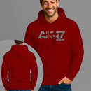 Moletom Canguru Estampado AK47 Gun Flanelado Algodão 75% e 25% Poliéster Nexstar