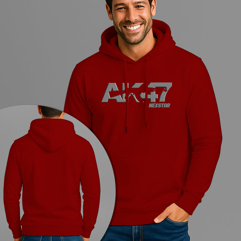 Moletom Canguru Estampado AK47 Gun Flanelado Algodão 75% e 25% Poliéster Nexstar