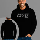 Moletom Canguru Estampado AK47 Gun Flanelado Algodão 75% e 25% Poliéster Nexstar