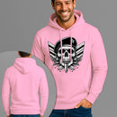 Moletom Canguru Estampado Capitão Caveira Flanelado Algodão 75% e 25% Poliéster Nexstar