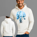 Moletom Canguru Estampado Cemetery Skull Flanelado Algodão 75% e 25% Poliéster Nexstar