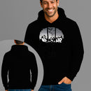 Moletom Canguru Estampado Bat Skull Flanelado Algodão 75% e 25% Poliéster Nexstar