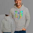 Moletom Canguru Estampado Palhaço Holográfico Flanelado Algodão 75% e 25% Poliéster Nexstar