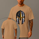 Camiseta Oversized Estampada Spartan Cap Algodão Premium Fio 30.1 Penteado Nexstar