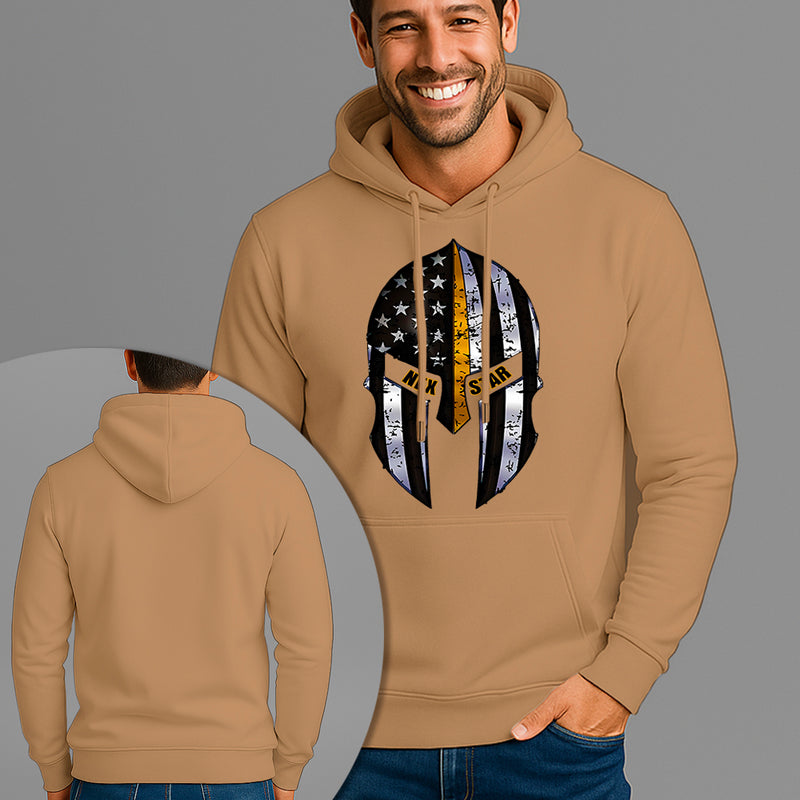 Moletom Canguru Estampado Spartan Cap Flanelado Algodão 75% e 25% Poliéster Nexstar