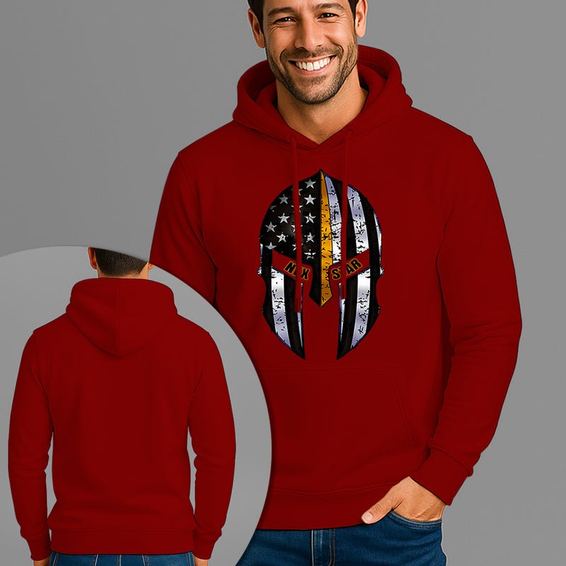 Moletom Canguru Estampado Spartan Cap Flanelado Algodão 75% e 25% Poliéster Nexstar