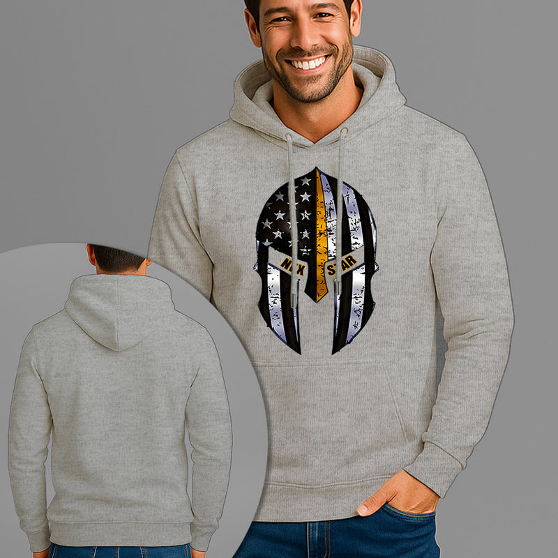 Moletom Canguru Estampado Spartan Cap Flanelado Algodão 75% e 25% Poliéster Nexstar