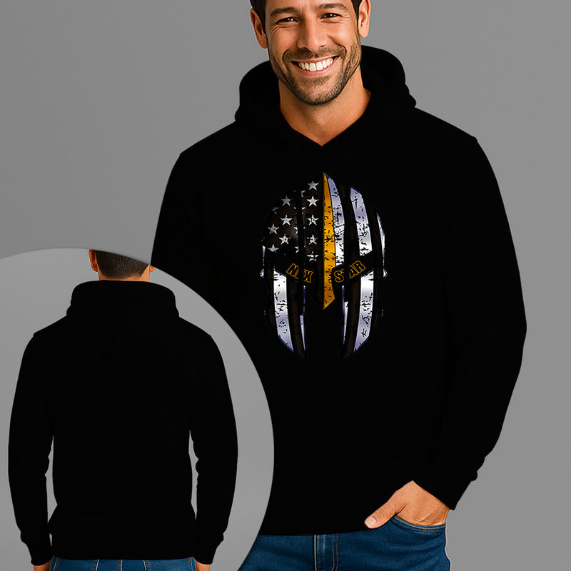 Moletom Canguru Estampado Spartan Cap Flanelado Algodão 75% e 25% Poliéster Nexstar