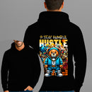 Moletom Canguru Estampado Urso Hustle Flanelado Algodão 75% e 25% Poliéster Nexstar