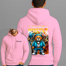 Moletom Canguru Estampado Urso Hustle Flanelado Algodão 75% e 25% Poliéster Nexstar