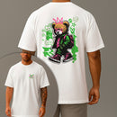 Camiseta Oversized Estampada Urso Bag Algodão Premium Fio 30.1 Penteado Nexstar