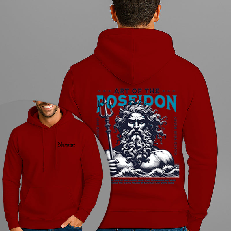 Moletom Canguru Estampado Poseidon Flanelado Algodão 75% e 25% Poliéster Nexstar