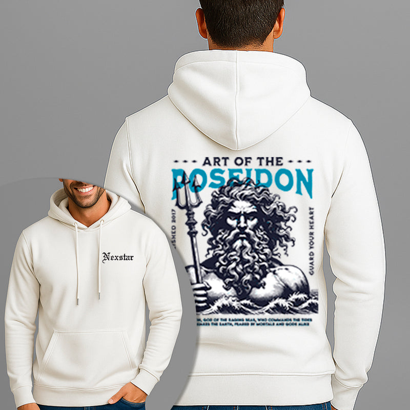 Moletom Canguru Estampado Poseidon Flanelado Algodão 75% e 25% Poliéster Nexstar