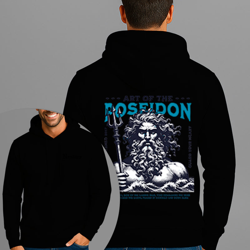 Moletom Canguru Estampado Poseidon Flanelado Algodão 75% e 25% Poliéster Nexstar