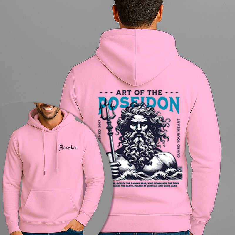 Moletom Canguru Estampado Poseidon Flanelado Algodão 75% e 25% Poliéster Nexstar