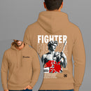 Moletom Canguru Estampado Fighter Flanelado Algodão 75% e 25% Poliéster Nexstar