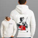 Moletom Canguru Estampado Fighter Flanelado Algodão 75% e 25% Poliéster Nexstar