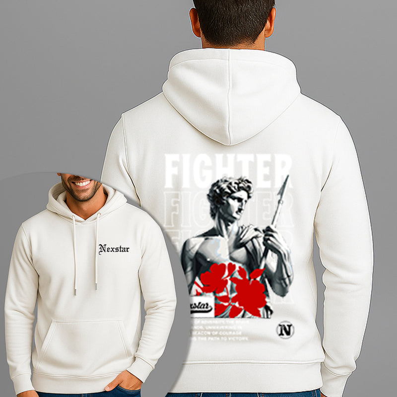 Moletom Canguru Estampado Fighter Flanelado Algodão 75% e 25% Poliéster Nexstar