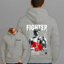 Moletom Canguru Estampado Fighter Flanelado Algodão 75% e 25% Poliéster Nexstar