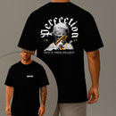 Camiseta Oversized Estampada Anjo Perfection Bolado Algodão Premium Fio 30.1 Penteado Nexstar