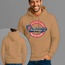 Moletom Canguru Estampado Chicago College Flanelado Algodão 75% e 25% Poliéster Nexstar