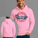 Moletom Canguru Estampado Chicago College Flanelado Algodão 75% e 25% Poliéster Nexstar