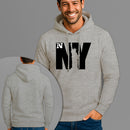 Moletom Canguru Estampado NY Liberty City Flanelado Algodão 75% e 25% Poliéster Nexstar