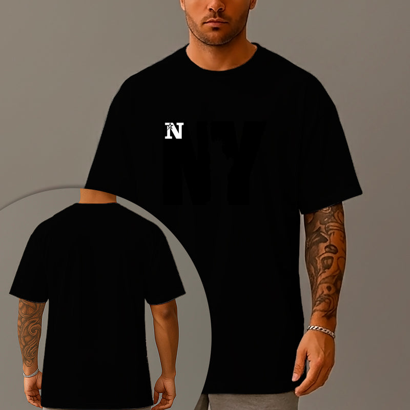 Camiseta Oversized Estampada NY Liberty City Algodão Premium Fio 30.1 Penteado Nexstar
