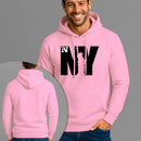 Moletom Canguru Estampado NY Liberty City Flanelado Algodão 75% e 25% Poliéster Nexstar