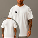 Camiseta Oversized Estampada Skull Smoked Algodão Premium Fio 30.1 Penteado Nexstar