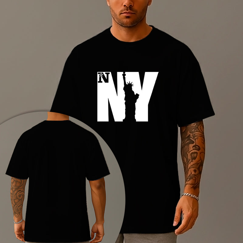 Camiseta Oversized Estampada Skull Smoked Algodão Premium Fio 30.1 Penteado Nexstar