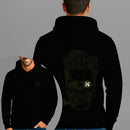 Moletom Canguru Estampado Samurai Japan Flanelado Algodão 75% e 25% Poliéster Nexstar