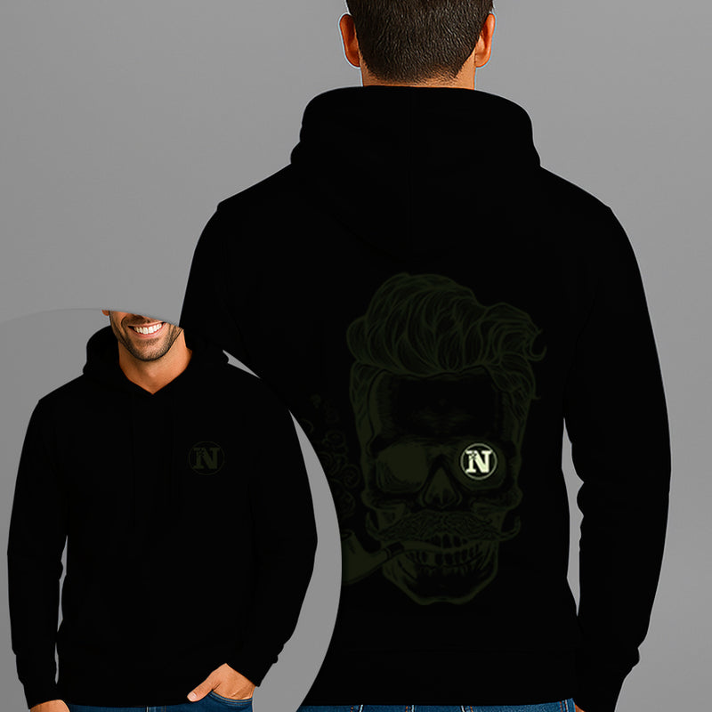 Moletom Canguru Estampado Samurai Japan Flanelado Algodão 75% e 25% Poliéster Nexstar