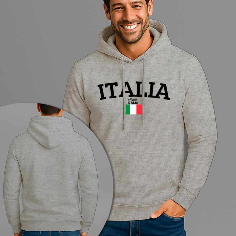 Moletom Canguru Estampado NY New York Liberdade Flanelado Algodão 75% e 25% Poliéster Nexstar