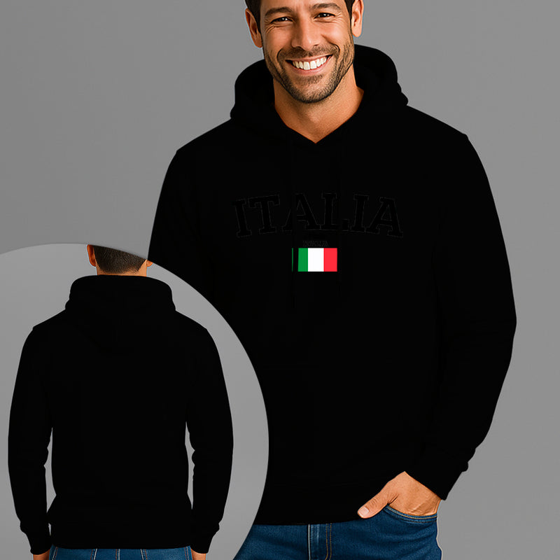 Moletom Canguru Estampado NY New York Liberdade Flanelado Algodão 75% e 25% Poliéster Nexstar